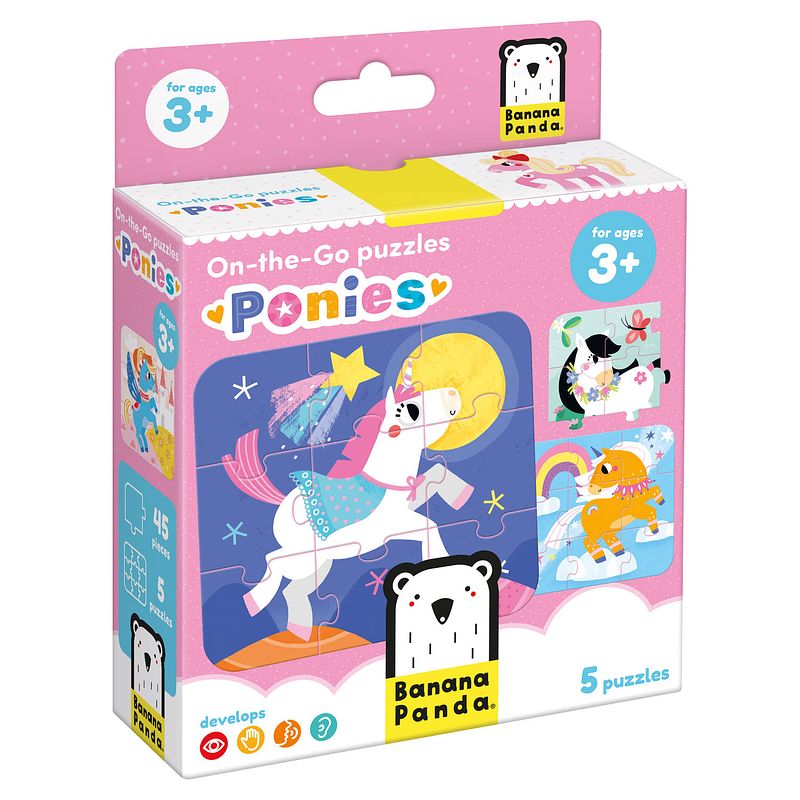 Foto van Banana panda on-the-go puzzles ponies 3+