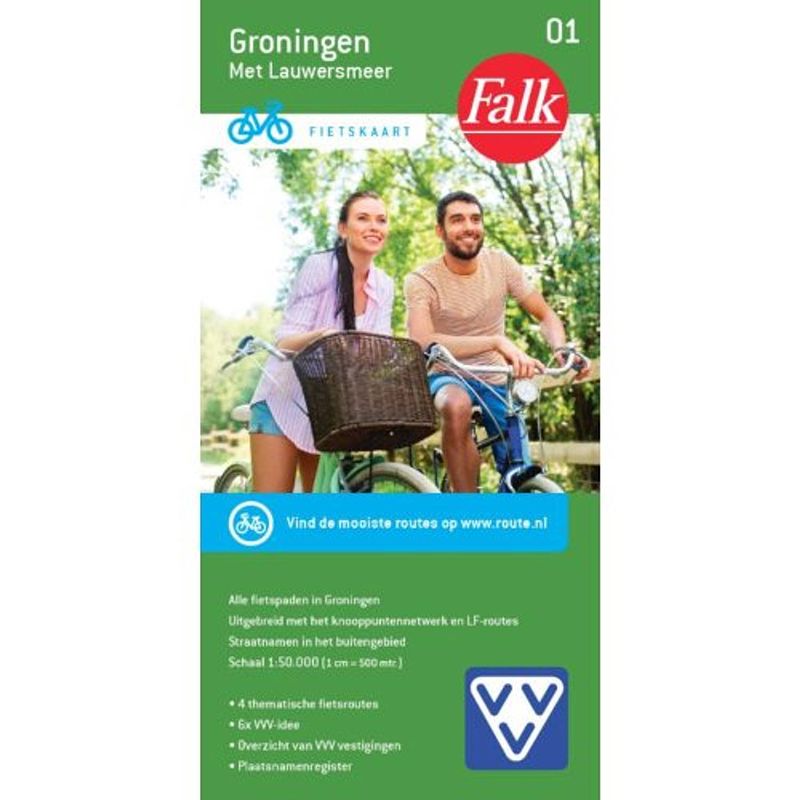 Foto van Falk vvv fietskaart 01 groningen