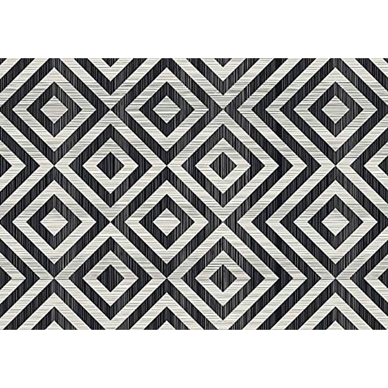 Foto van Exclusive edition tapijt diamond 195 x 135 cm polyester zwart/grijs