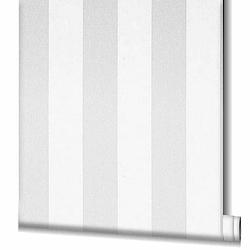 Foto van Topchic behang stripes lichtgrijs en wit