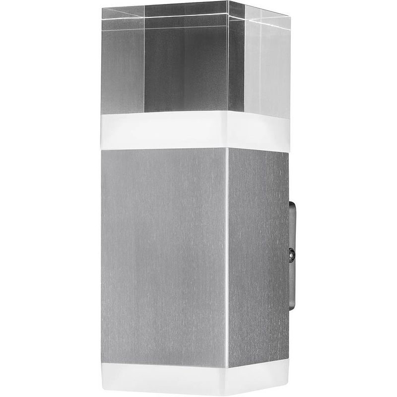 Foto van Ledvance endura style cube 4058075474130 led-buitenlamp (wand) 9.00 w staal