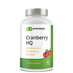 Foto van Perfectbody cranberry capsules - 60 vcaps