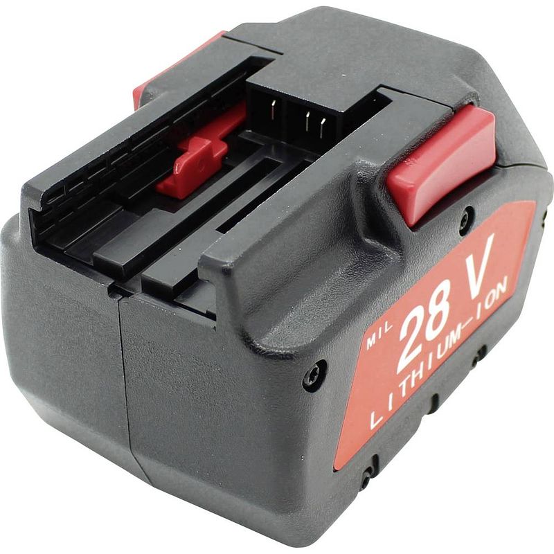 Foto van Beltrona mil90621722 gereedschapsaccu vervangt originele accu milwaukee v28b 28 v 2000 mah li-ion