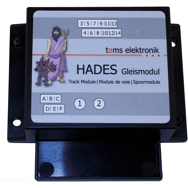 Foto van Tams elektronik 51-04158-01-c behuizing accessoire voor hades - railmodule