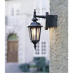 Foto van Konstsmide pallas down 519-750 buitenlamp (wand) spaarlamp, led e27 60 w zwart