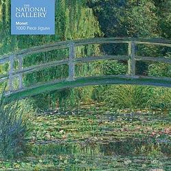 Foto van Adult jigsaw puzzle national gallery monet: the water-lily pond - puzzel;puzzel (9781787552197)