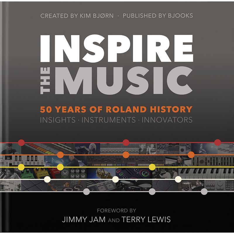 Foto van Bjooks inspire the music - 50 years of roland history boek