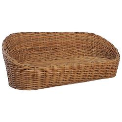 Foto van The living store rattan 3-zitsbank - 200 x 70 x 76 cm - comfortabel en duurzaam