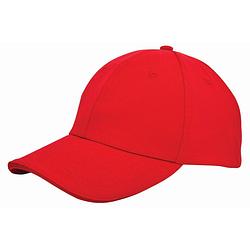 Foto van Benza luxe canvas sandwich baseballcap - rood