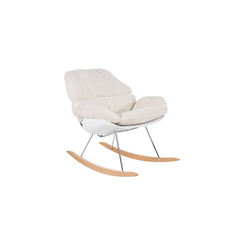 Foto van Anli style lounge chair rocky off white teddy