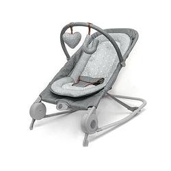 Foto van Summer infant 2in1 ligstoel, schommelende ligstoel, praktisch en draagbaar, speelgoed en rustgevende trillingen, grijs