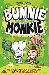 Foto van Bunnie vs monkie - jamie smart - hardcover (9789025777685)