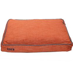 Foto van Kong rectangle beds small, oranje met grijze lijn