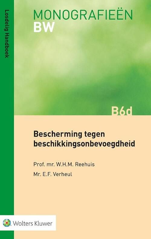 Foto van Bescherming tegen beschikkingsonbevoegdheid - w.h.m. reehuis - paperback (9789013167191)