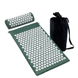 Foto van Acupressuur mat set met kussen spijkermat