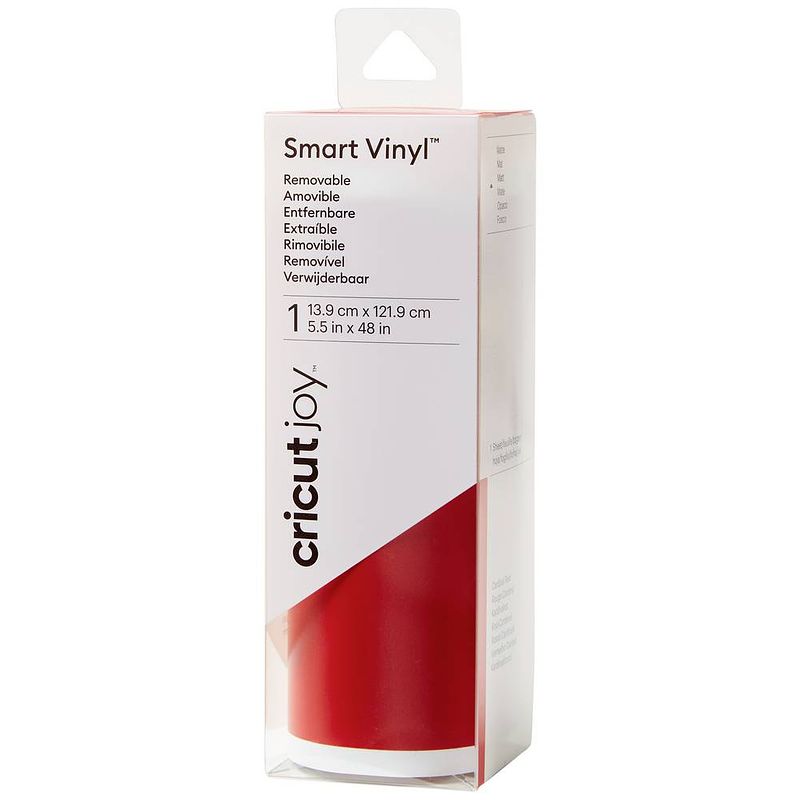 Foto van Cricut smart vinyl removable folie rood
