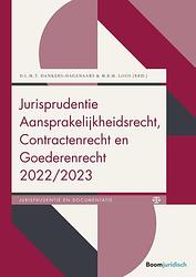 Foto van Jurisprudentie aansprakelijkheidsrecht, contractenrecht en goederenrecht 2022/2023 - d.l.m.t. dankers-hagenaars, m.b.m. loos - paperback