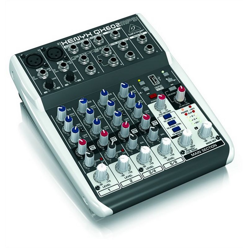 Foto van Behringer xenyx qx602mp3 mixer