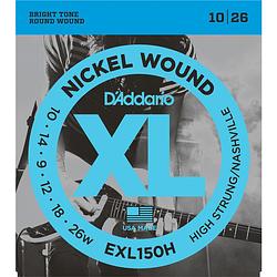 Foto van D'saddario exl150h snarenset voor elektrische nashville tuning