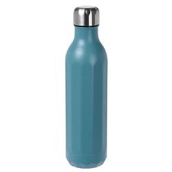 Foto van Rvs thermosfles / isoleerfles voor onderweg 500 ml marine blauw - thermosflessen