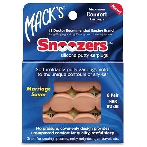 Foto van Macks snoozers silicone putty earplugs