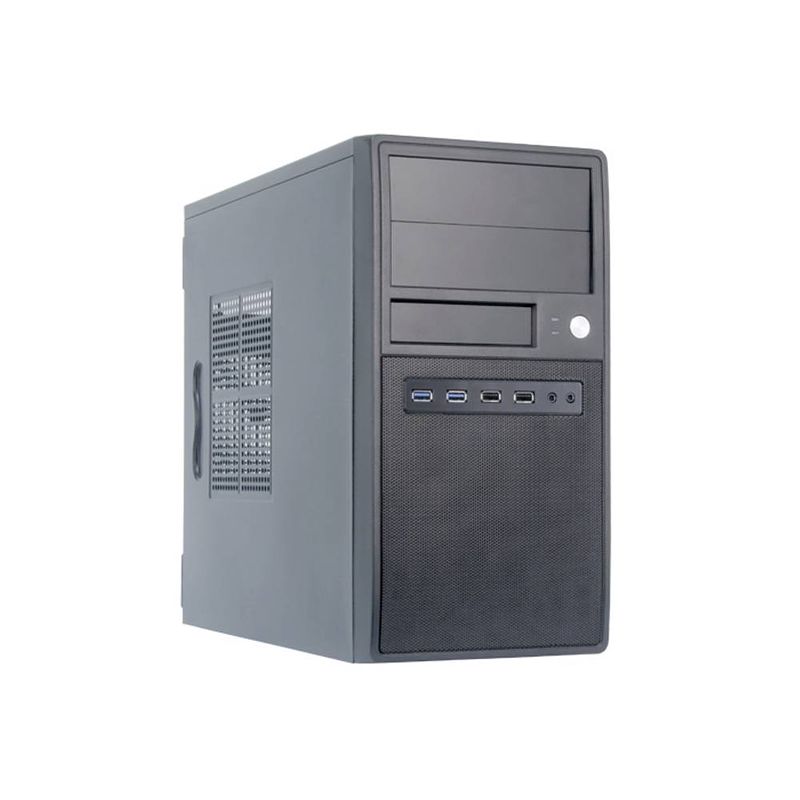 Foto van Chieftec ct-04b-350gpb pc-behuizing zwart