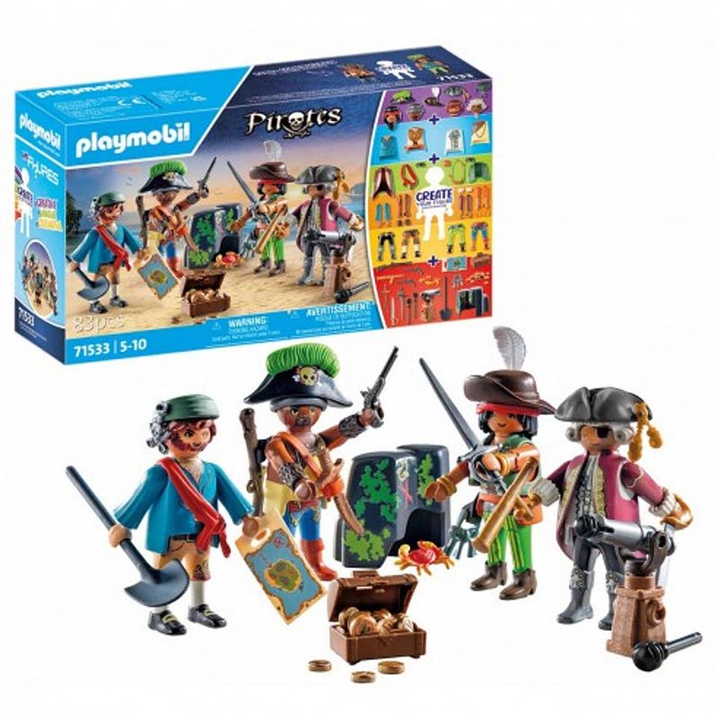 Foto van Playmobil pirates my figures piraten 71533