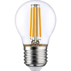 Foto van Lightme lm85338 led-lamp energielabel f (a - g) e27 peer 7 w = 60 w warmwit (ø x l) 45 mm x 77 mm filament / retro-led, niet dimbaar 1 stuk(s)