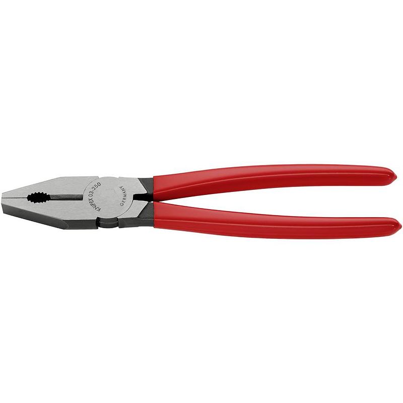 Foto van Knipex 03 01 250 werkplaats combinatietang 250 mm din iso 5746