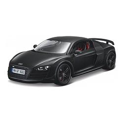 Foto van Modelauto audi r8 gt zwart schaal 1:18/24 x 10 x 7 cm - speelgoed auto's