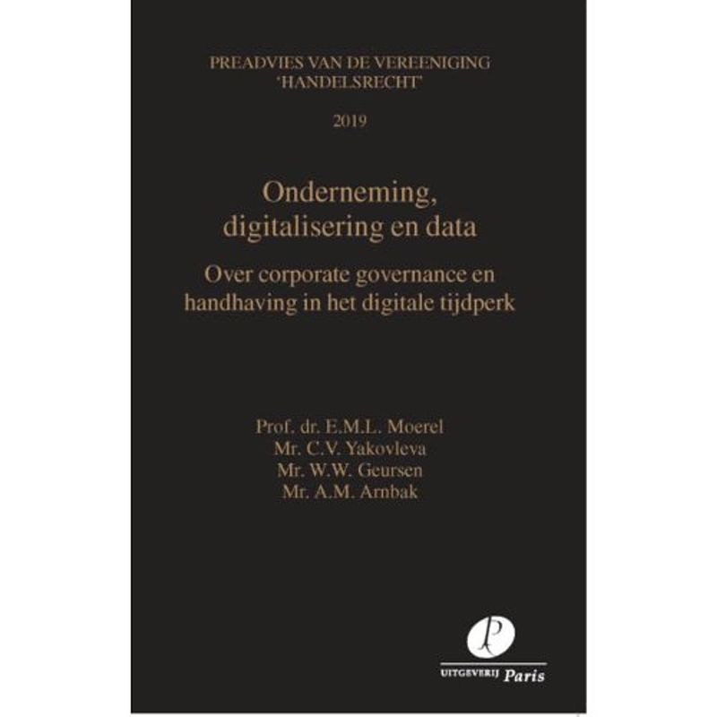 Foto van Onderneming, digitalisering en data - preadviezen