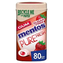 Foto van Mentos gum pure fresh strawberry 80 stuks bij jumbo