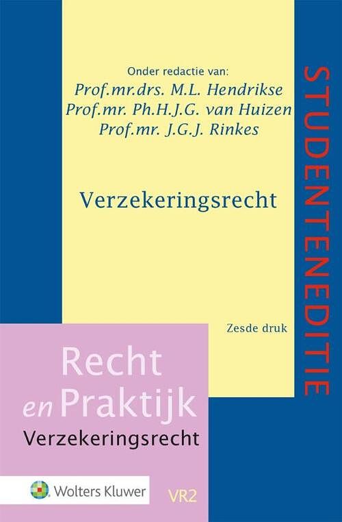 Foto van Verzekeringsrecht studenteneditie - paperback (9789013170948)