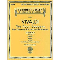 Foto van G. schirmer - vivaldi: the four seasons - voor viool en piano
