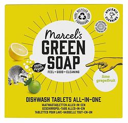 Foto van Marcels green soap vaatwastbletten grapefruit&limoen