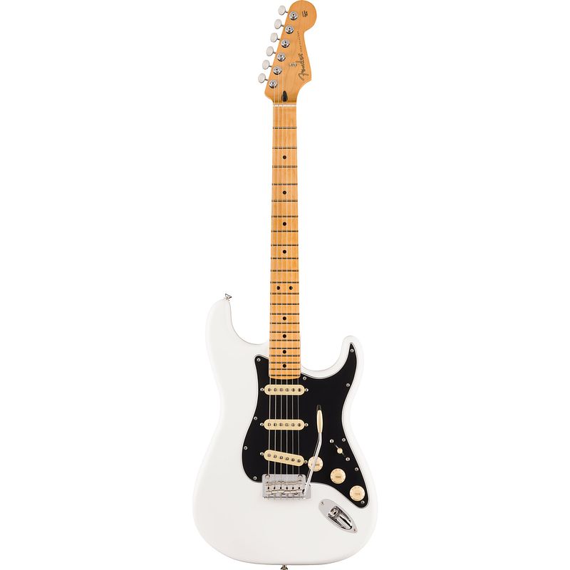 Foto van Fender player ii stratocaster mn polar white elektrische gitaar