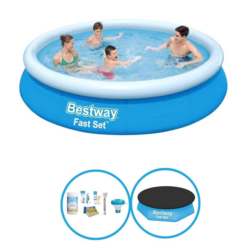 Foto van Bestway zwembad fast set 366x76 cm - zwembadpakket