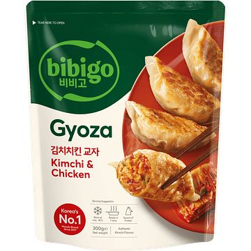 Foto van Bibigo gyoza mandu kimchi & chicken 300g bij jumbo