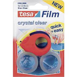 Foto van Tesa 57859-00000-13 tesafilm kristall-klar transparant (l x b) 10 m x 19 mm 2 stuk(s)