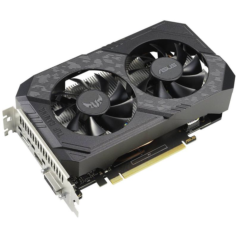 Foto van Asus videokaart nvidia geforce gtx1650 4 gb gddr6-ram pcie 3.0, hdmi, displayport, dvi