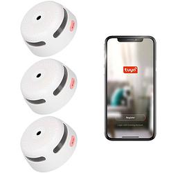 Foto van X-sense xs01-wt rookmelder 3-pack - aansluitbaar op wifi - pushbericht op telefoon bij alarm