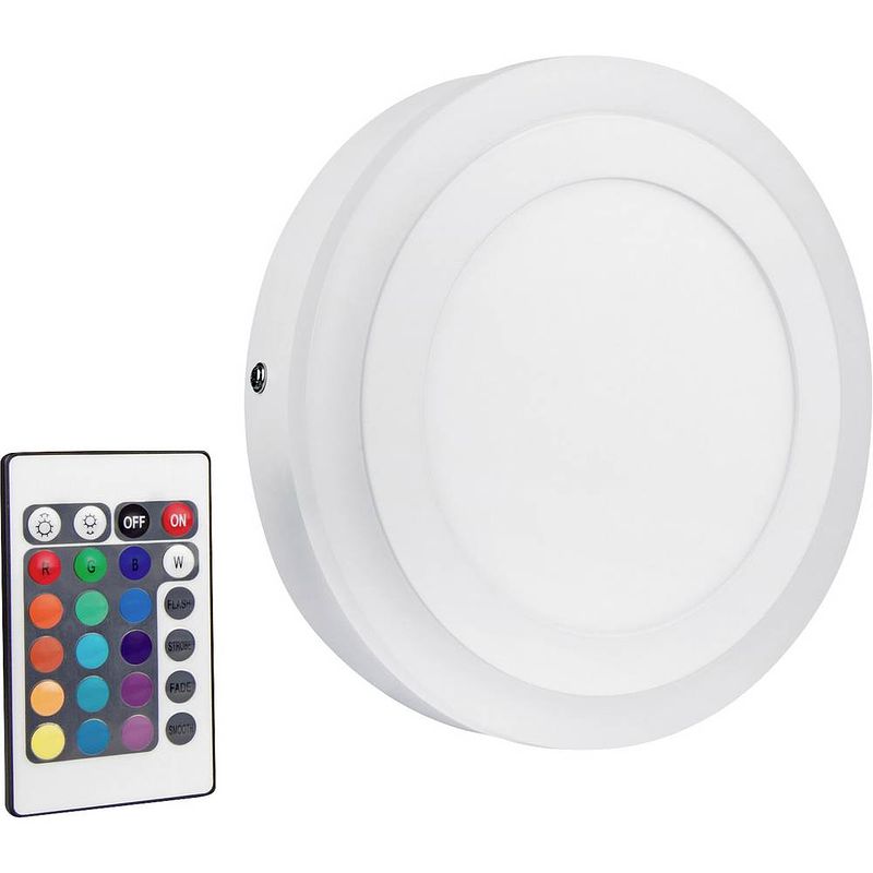 Foto van Ledvance led color white rd 200mm 19w ledv 4058075227590 led-wandlamp 19 w wit