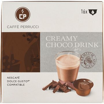 Foto van Caffe perrucci creamy choco drink 16 x 18g bij jumbo