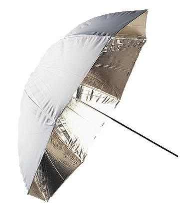 Foto van Falcon eyes flitsparaplu ur-32g goud/wit 80 cm