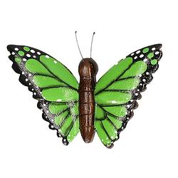 Foto van Houten magneet groene vlinder - magneten