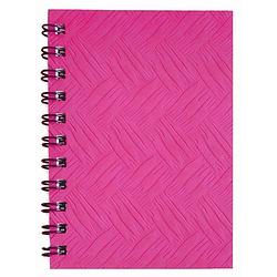 Foto van Verhaak notitieboek 14 x 8 cm karton/papier roze