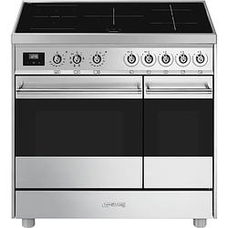 Foto van Smeg c92imx9 inductie fornuis rvs