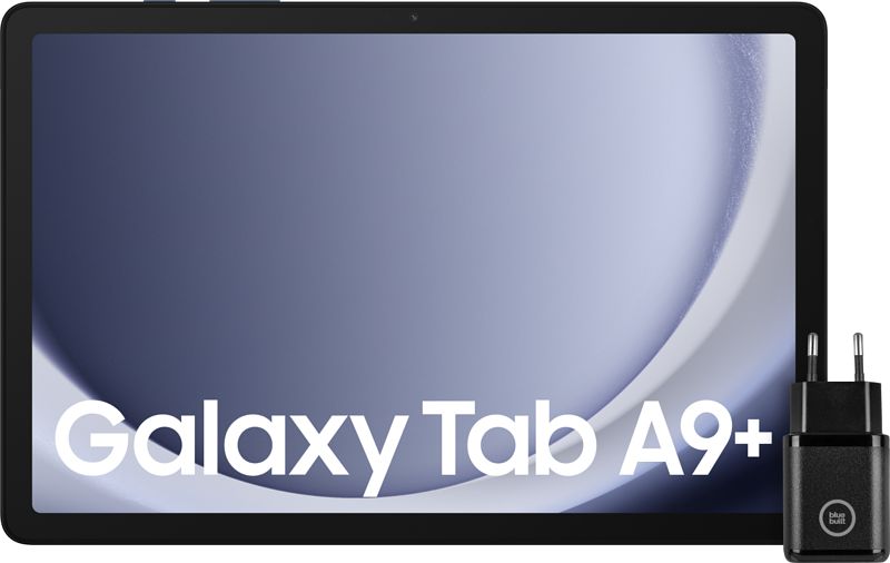 Foto van Samsung galaxy tab a9 plus 11 inch 128gb wifi blauw + bluebuilt oplader