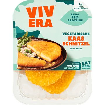 Foto van Vivera vegetarische kaas schnitzel 2 stuks 150g bij jumbo