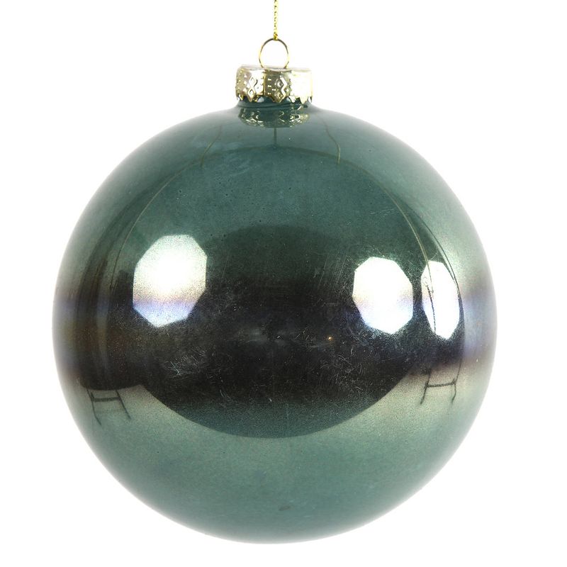 Foto van Tom kerstbal bonnie 10 cm glas groen